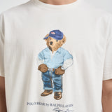 T-shirt uomo bear bianca 710B14615 001 RALPH LAUREN 
