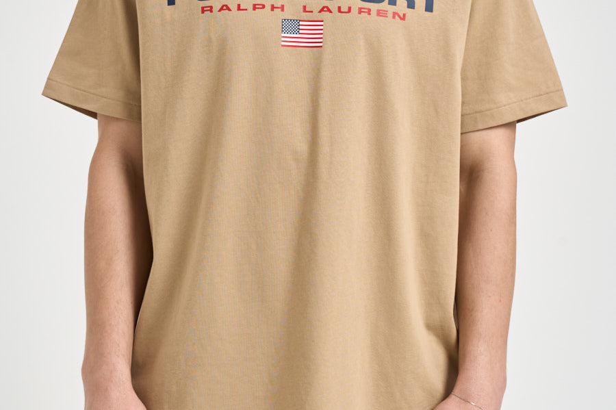 T-shirt uomo con stampa fango 710B14759 005 RALPH LAUREN 