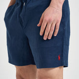 Bermuda uomo in lino blu 710P08205 001 RALPH LAUREN 