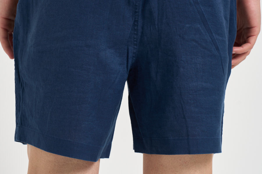 Bermuda uomo in lino blu 710P08205 001 RALPH LAUREN 