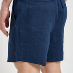 Bermuda uomo in lino blu 710P08205 001 RALPH LAUREN 