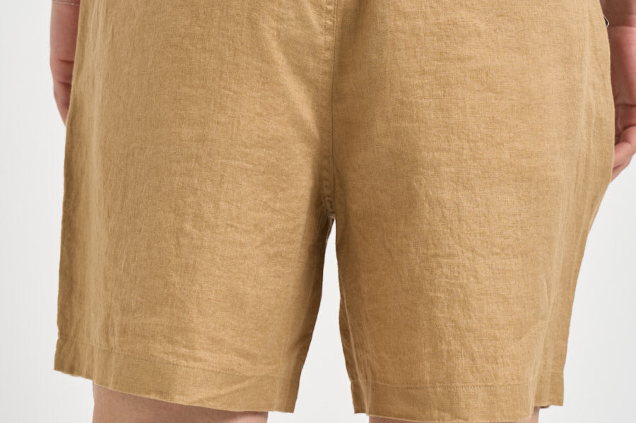 Bermuda uomo in lino cammello 710P08205 503 RALPH LAUREN 