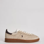 Sneakers uomo in camoscio beige 809P09753 005 RALPH LAUREN 