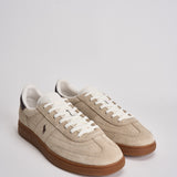 Sneakers uomo in camoscio beige 809P09753 005 RALPH LAUREN 