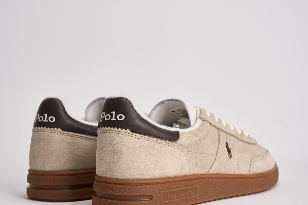 Sneakers uomo in camoscio beige 809P09753 005 RALPH LAUREN 
