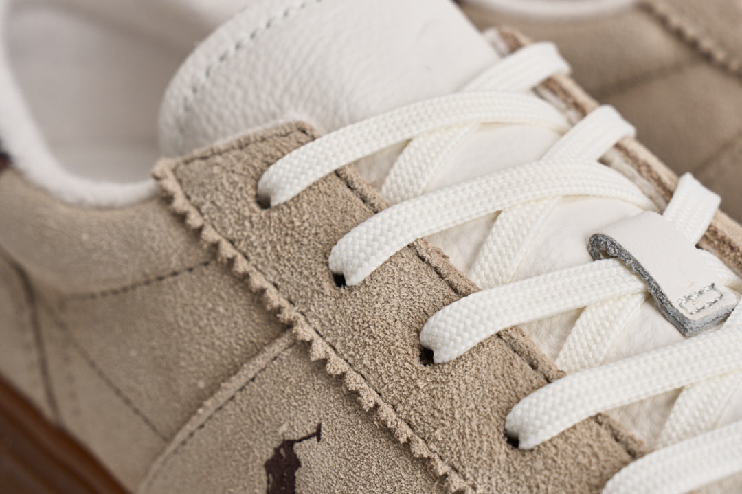 Sneakers uomo in camoscio beige 809P09753 005 RALPH LAUREN 
