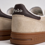 Sneakers uomo in camoscio beige 809P09753 005 RALPH LAUREN 