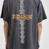 T-shirt uomo in cotone antracite 100823 46SUNFADEGREY REPRESENT 