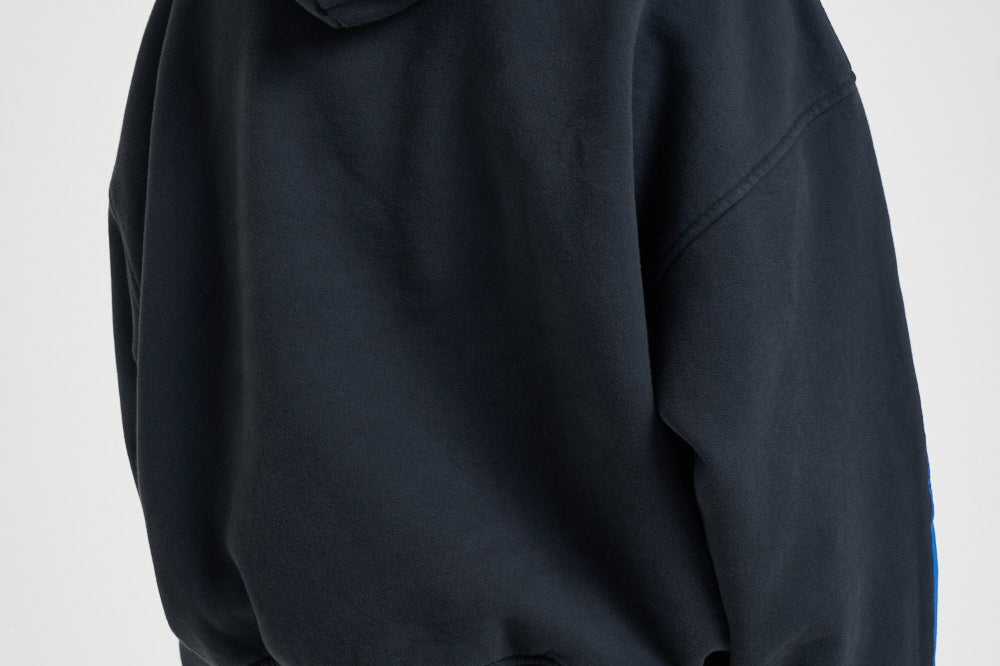 Felpa uomo con cappuccio blu notte HO06012 6011BLAKCREDBLUE RHUDE 