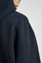 Felpa uomo con cappuccio blu notte HO06012 6011BLAKCREDBLUE RHUDE 