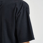 T-shirt uomo girocollo nera TT04012 6006BLACKWHITEYELLOW RHUDE 