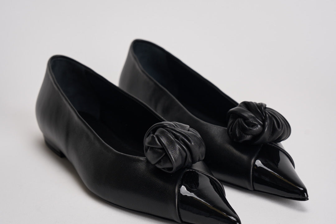 Ballerina donna a punta nera 115979100 BLACK100 ROTATE 