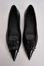 Ballerina donna a punta nera 115979100 BLACK100 ROTATE 