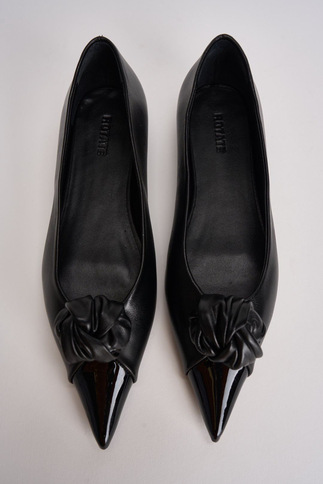 Ballerina donna a punta nera 115979100 BLACK100 ROTATE 