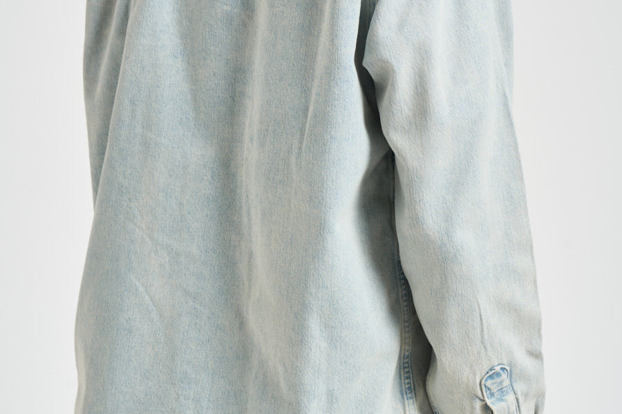Camicia uomo in denim chiaro M26100006 PALECLOUD SAMSØE SAMSØE 