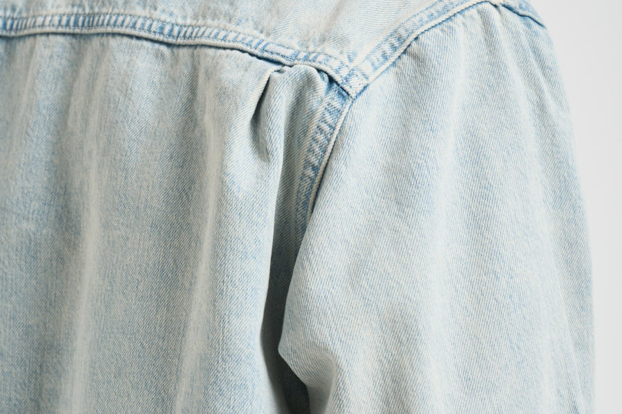 Camicia uomo in denim chiaro M26100006 PALECLOUD SAMSØE SAMSØE 