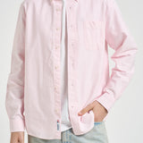 Camicia uomo in cotone a righe rosa e bianche 751271W A11 SEBAGO 