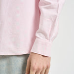Camicia uomo in cotone a righe rosa e bianche 751271W A11 SEBAGO 