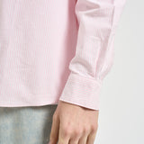 Camicia uomo in cotone a righe rosa e bianche 751271W A11 SEBAGO 