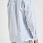 Camicia uomo in cotone a righe celeste e bianche 751271W A13 SEBAGO 