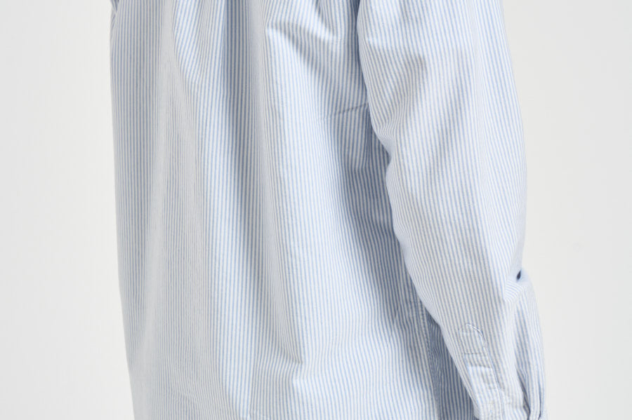 Camicia uomo in cotone a righe celeste e bianche 751271W A13 SEBAGO 