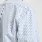 Camicia uomo in cotone a righe celeste e bianche 751271W A13 SEBAGO 