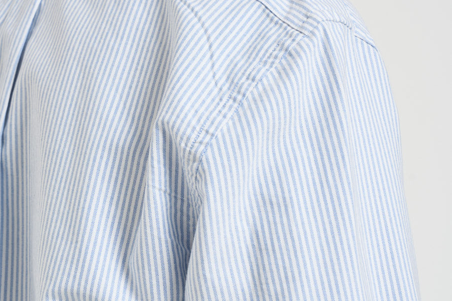 Camicia uomo in cotone a righe celeste e bianche 751271W A13 SEBAGO 