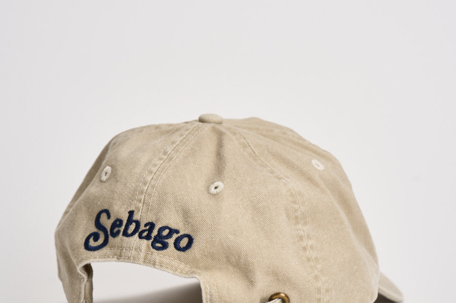 Cappellino uomo beige vintage con ricamo 781233W 024 SEBAGO 