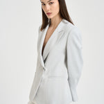 Giacca donna monopetto grigio chiaro GI0922 902 SEVENTY 