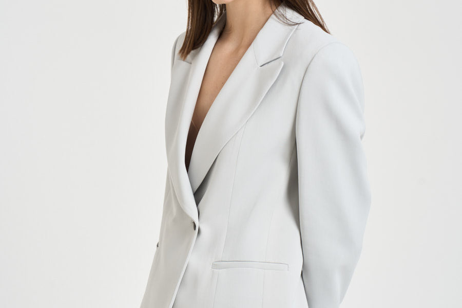 Giacca donna monopetto grigio chiaro GI0922 902 SEVENTY 