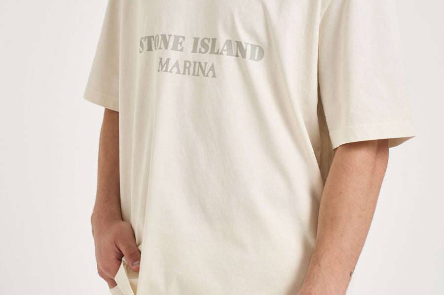 T-shirt uomo girocollo burro 2100017 S0X16V0093 STONE ISLAND 