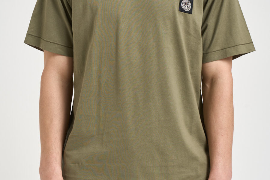 T-shirt uomo in cotone verde 2100027 S0013V005G STONE ISLAND 