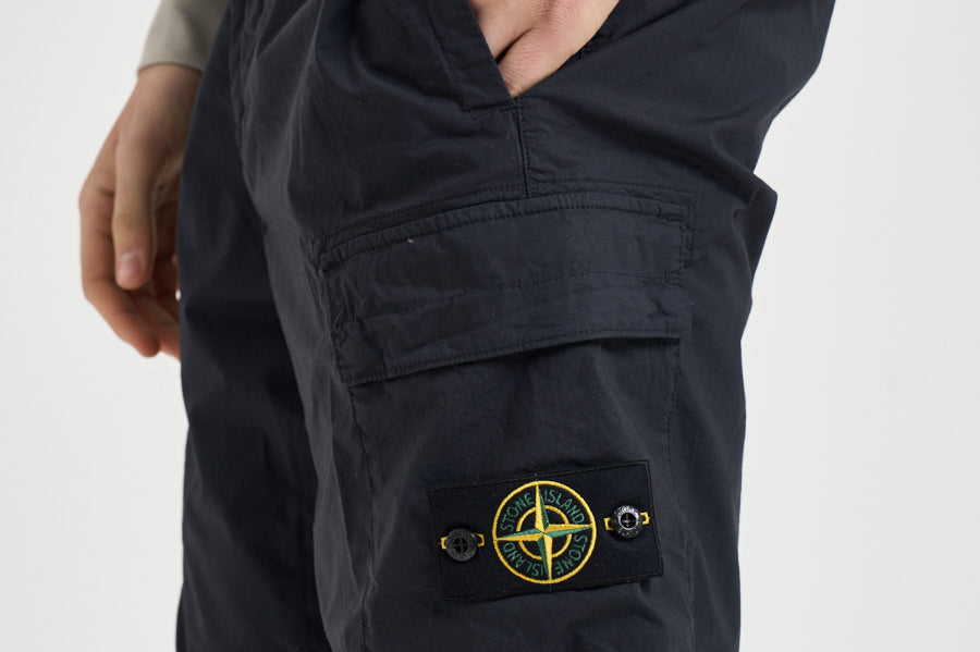 Bermuda uomo cargo blu L100020 S0003V0020 STONE ISLAND 