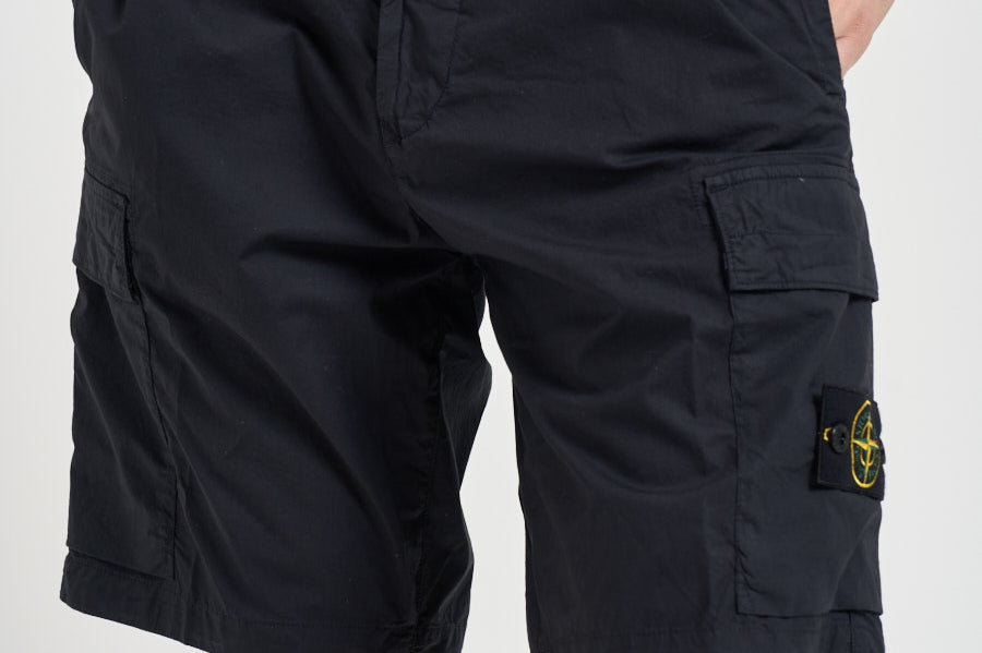 Bermuda uomo cargo blu L100020 S0003V0020 STONE ISLAND 