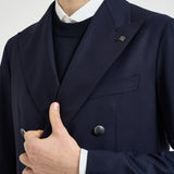 Giacca uomo doppiopetto blu 1SMC20K 060069B5040 TAGLIATORE 