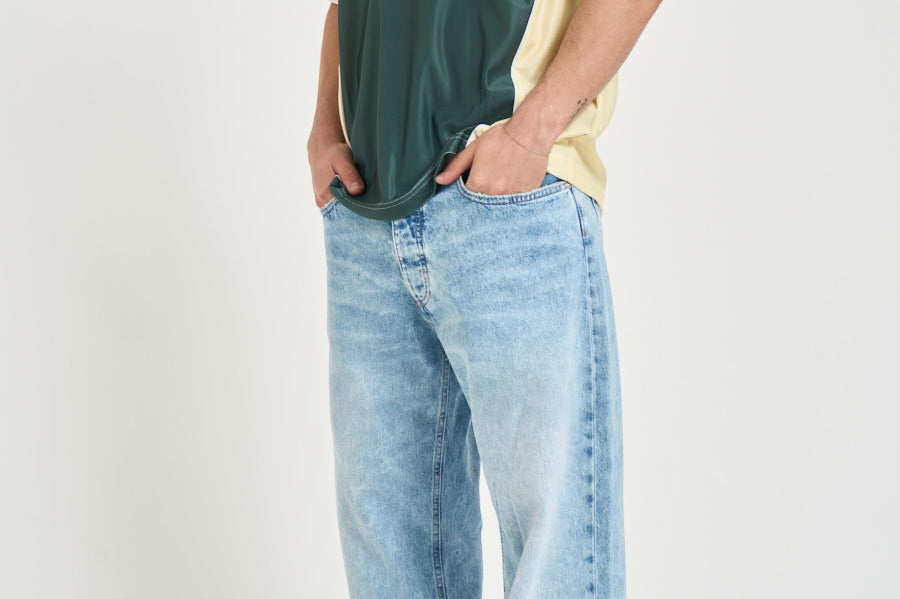 Polo uomo sportiva multicolor 415 PINE GREEN WOODBIRD 