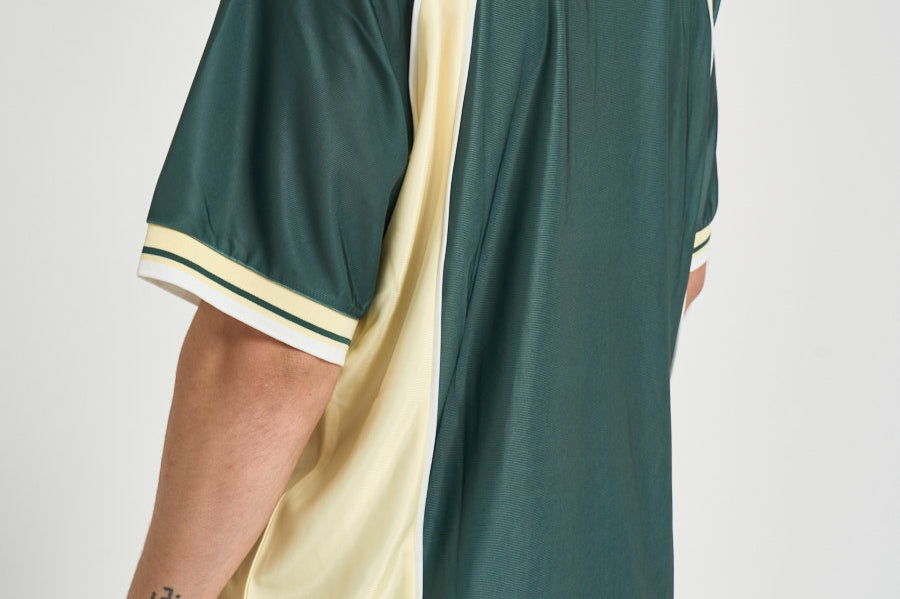Polo uomo sportiva multicolor 415 PINE GREEN WOODBIRD 