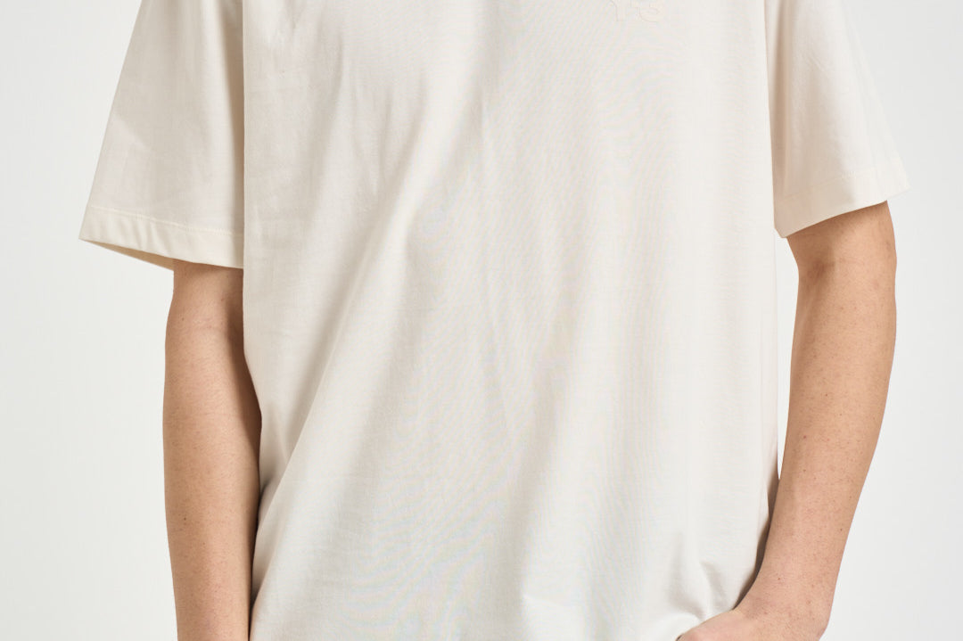 T-shirt uomo girocollo avorio KQ9782 WHITE Y-3 