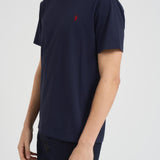 T-shirt uomo girocollo blu 710680785 004 RALPH LAUREN 