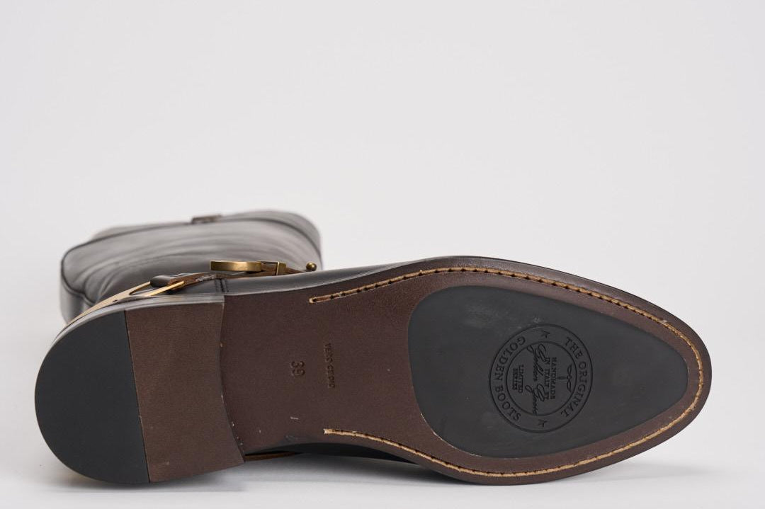 Stivali donna Charlie marroni GWF00897 F00763155390 GOLDEN GOOSE 