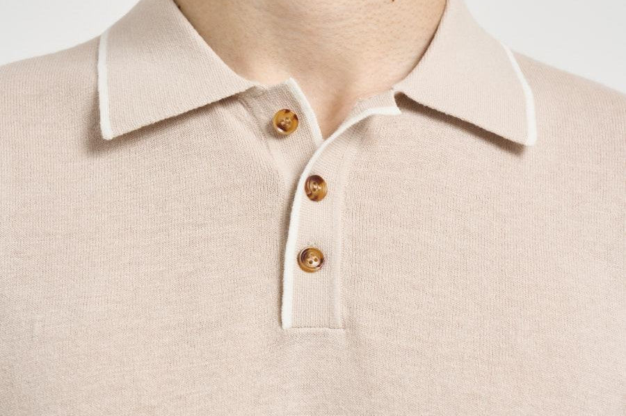Polo uomo corda in maglia leggera M060202 111 ACCADEMIE TESSILI 