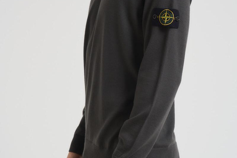 Maglia uomo girocollo grigio antracite 5100071 S00C4V0062 STONE ISLAND 