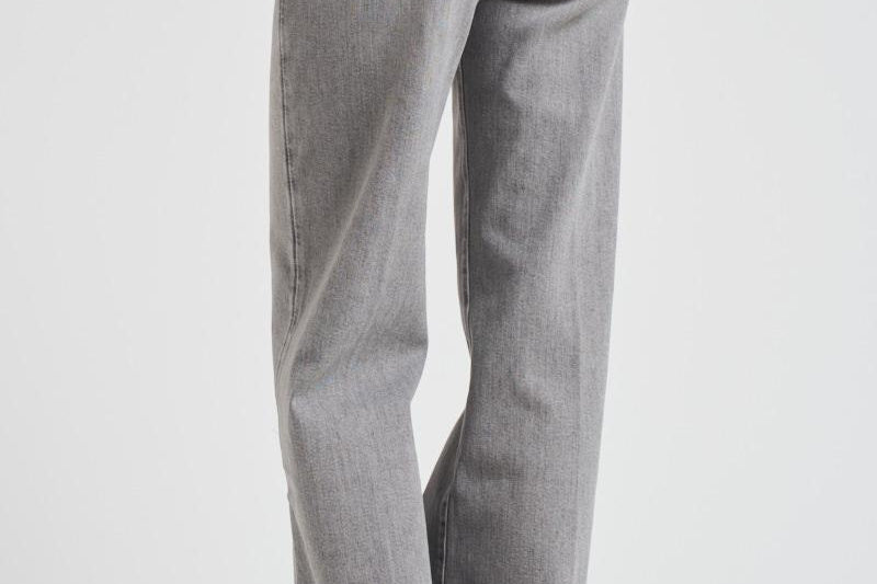 Jeans donna a palazzo in denim grigio 7UG20C66 U71BG 7 for all Mankind 