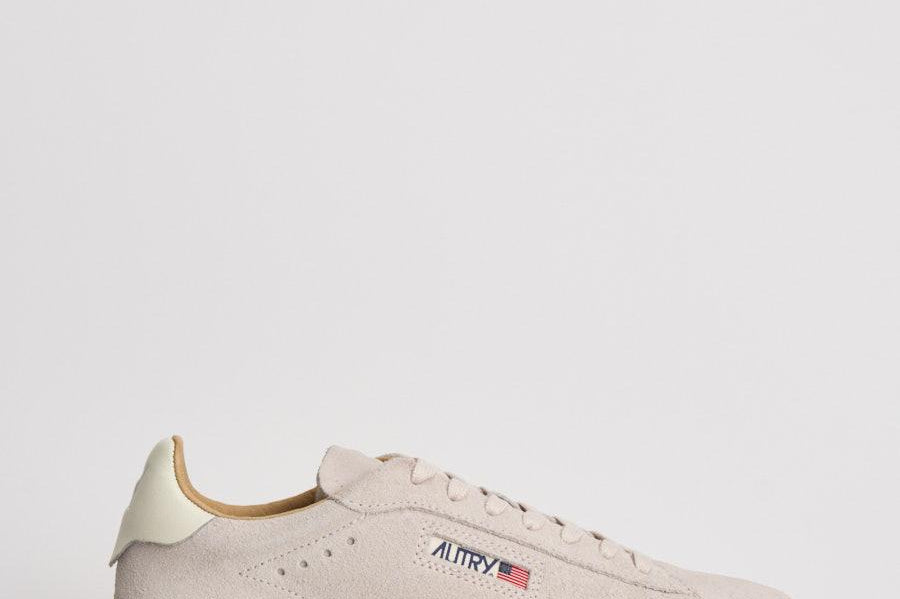 Sneakers uomo Dallas grigio e panna ADLM SQ05 AUTRY 