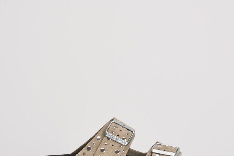 Sandalo donna Arizona taupe con borchie 1027870 TAUPE BIRKENSTOCK 