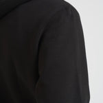 Felpa uomo con cappuccio in pile nera SH9626 031 LACOSTE 