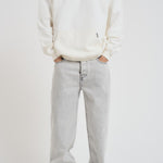 Felpa uomo con cappuccio bianca OCM4113 FLATWHITE REPRESENT 