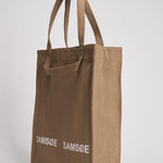 Borsa shopper donna in tessuto beige U25100003 WASHEDOTTER SAMSØE SAMSØE 
