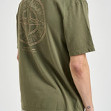 T-shirt uomo con stampa verde 2100001 S0285V005G STONE ISLAND 