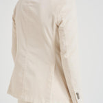 Giacca donna in velluto panna 2852 555132 L.B.M. 